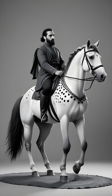 Free Ai Generated Horse Riding illustration and picture