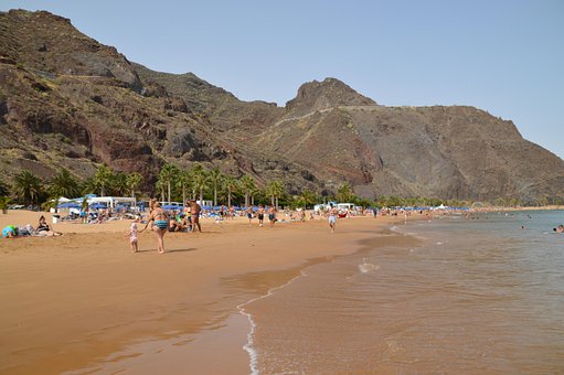 Teneriffa, Strand, Die Teresitas, Natur