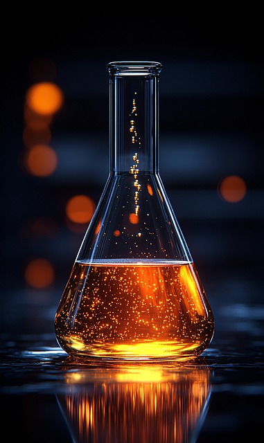 Free ai generated beaker liquid illustration