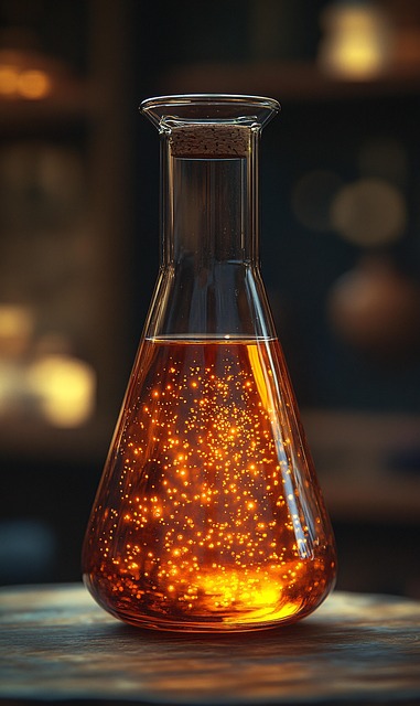 Free ai generated beaker liquid illustration
