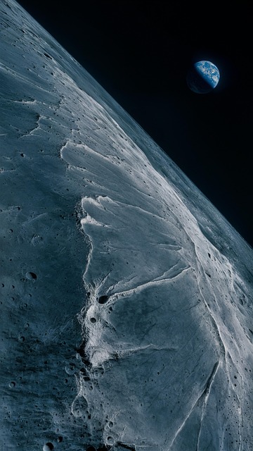 Free ai generated moon satellite illustration
