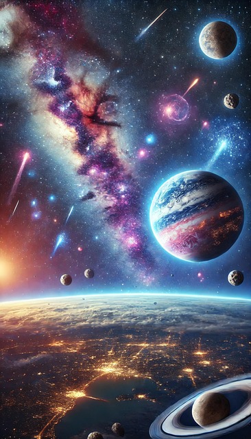 Free ai generated earth planets illustration