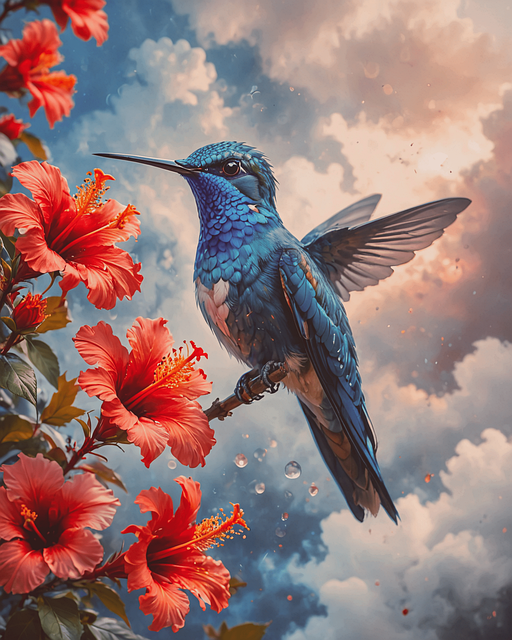 Ai Generat, Pasărea Colibri, Hibiscus