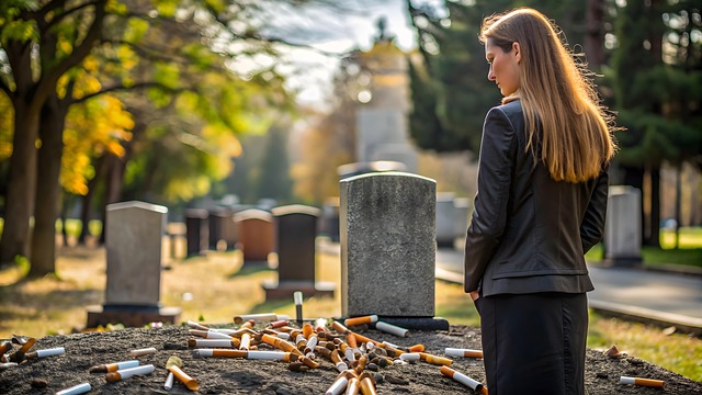 Free ai generated cancer cigarette illustration