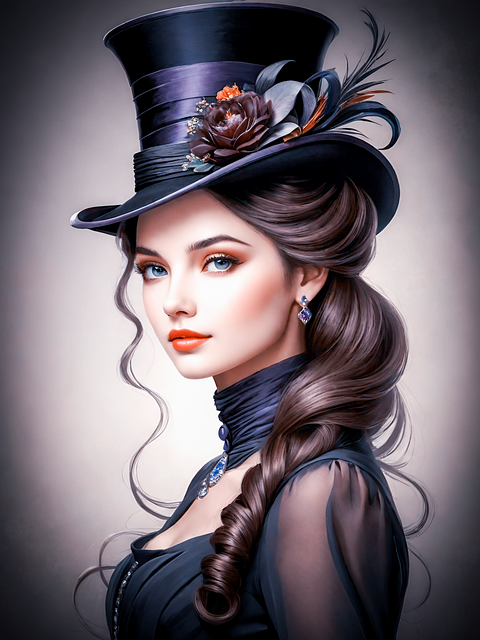 Free ai generated woman model illustration