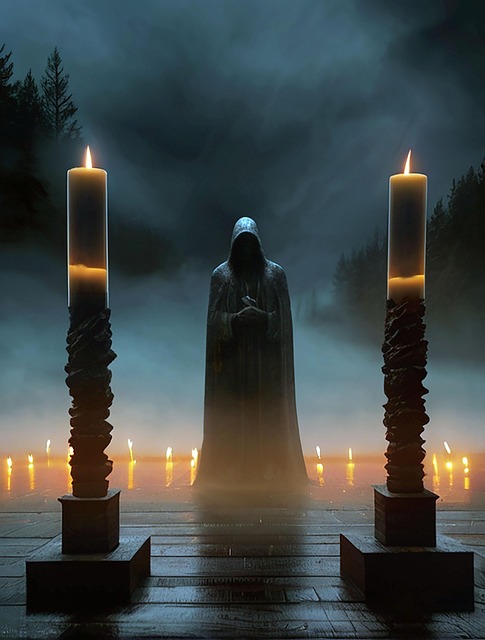 Free ai generated ghost rite illustration