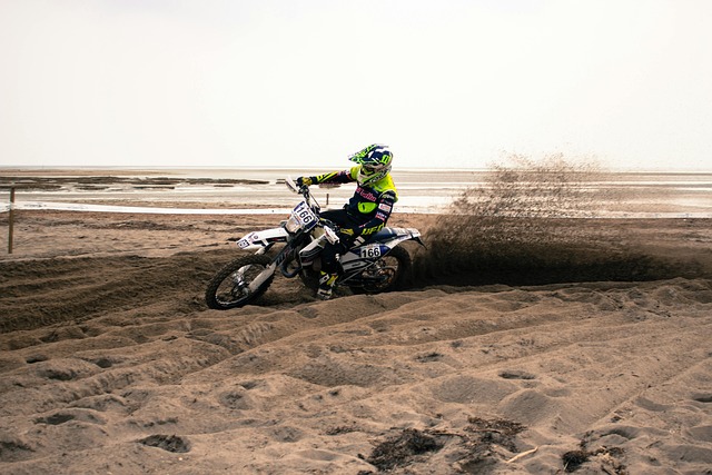 Free motorsport dirt bike motocross illustration
