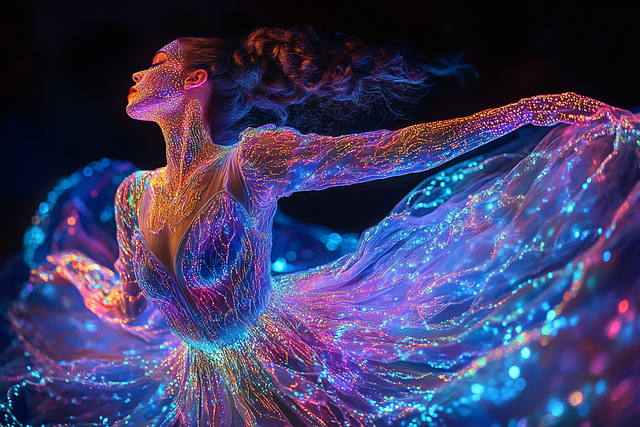 Free ai generated dancer dress illustration