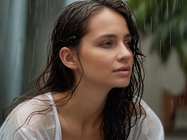 Ai Gegenereerd, Vrouw, Natuur, Haar, Nat