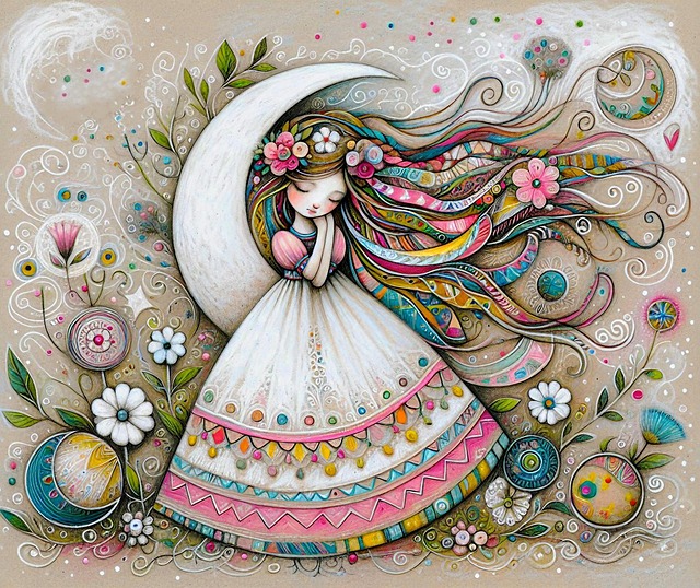 Free ai generated whimsical enchanting illustration
