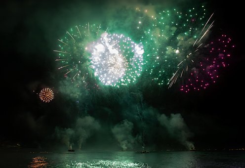 Oud, Spanje, Vuurwerk, Sylvester