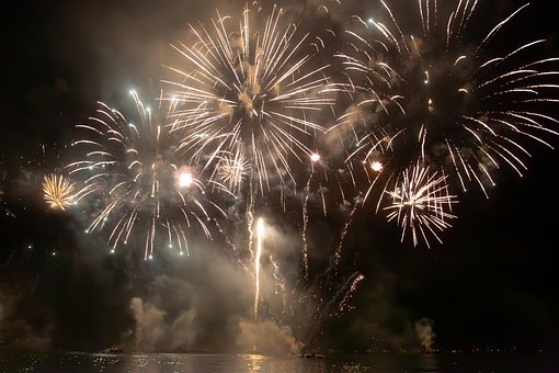 Zee, Vuurwerk, Sylvester, Pyrotechniek