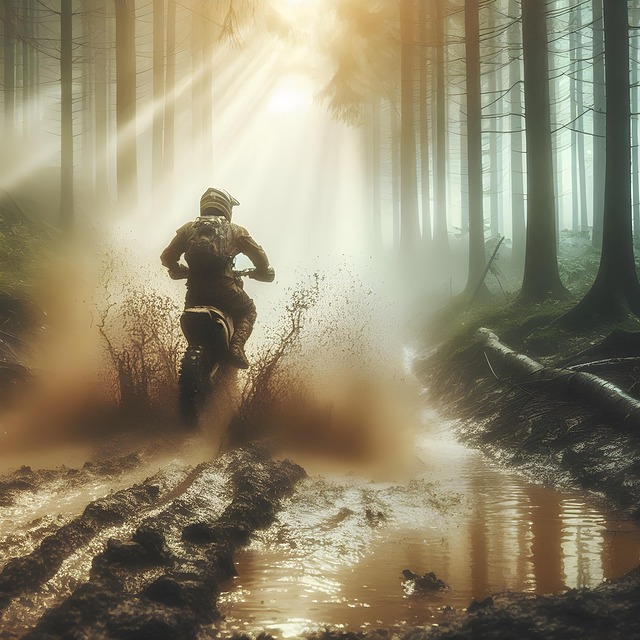 Free ai generated dirt bike motocross illustration