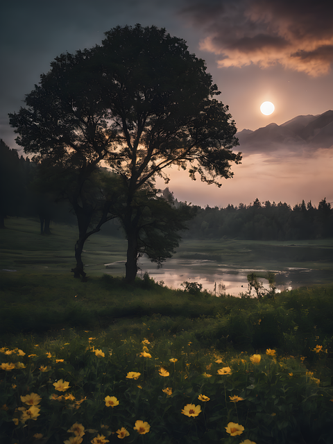 Bloem, Bloemblaadje, Woud, Nacht, Vallei