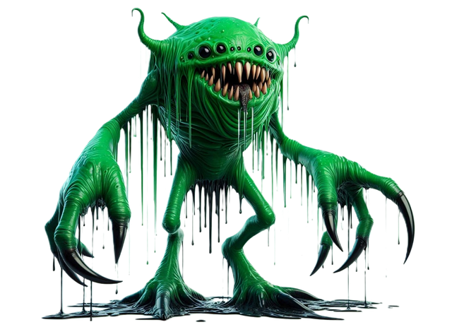 Free ai generated monster horror illustration