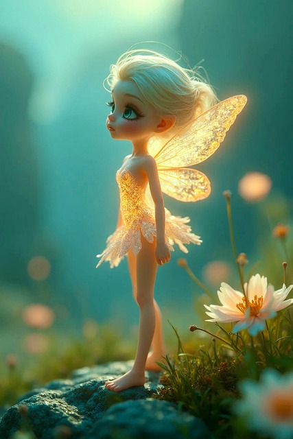Download free HD stock image of Ai Generated Fairy Free ai generated fairy nature illustration