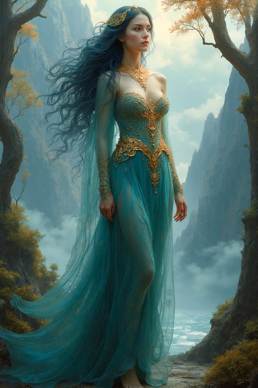 Download Ai Generated, Siren, Lady. Royalty Free Stock Illustration