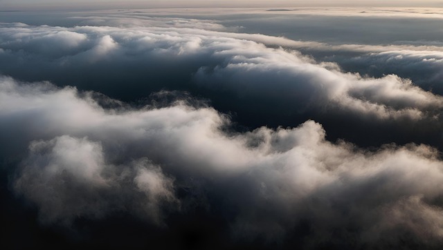 Free ai generated clouds blue sky illustration