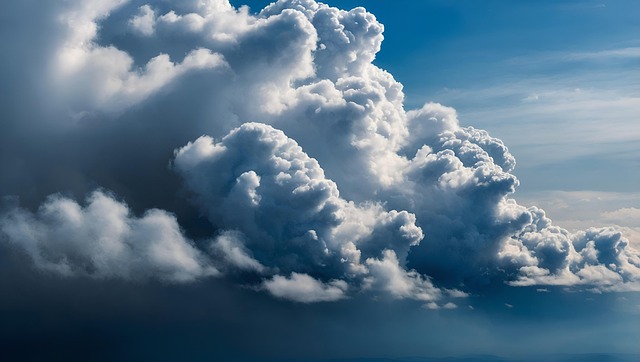 Free ai generated clouds blue sky illustration