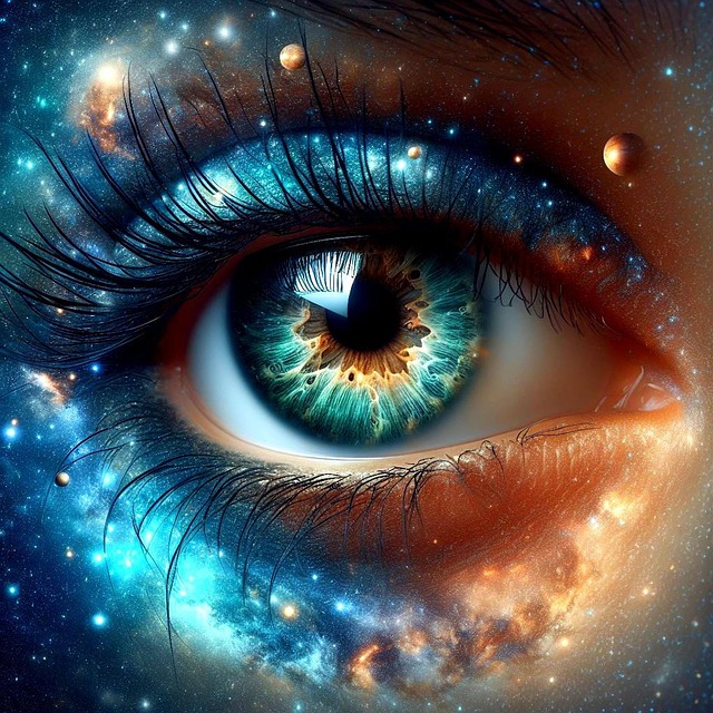 Ai Generiert, Auge, Iris, Universum