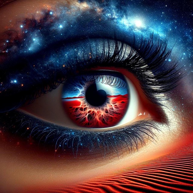 Ai Generiert, Auge, Iris, Universum