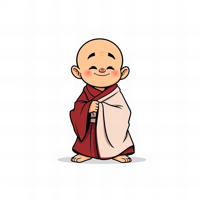 Free ai generated monk robe illustration