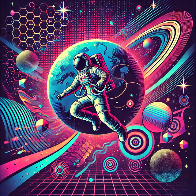 Free ai generated space astronaut illustration