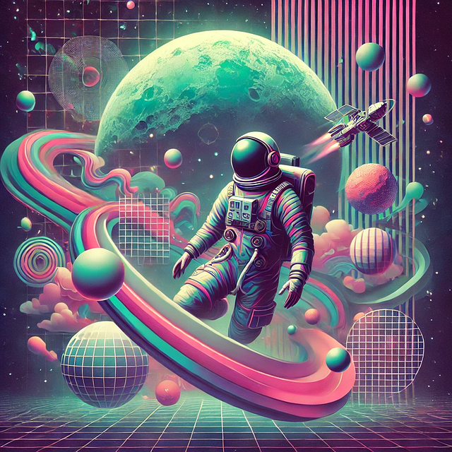 Free ai generated astronaut space illustration