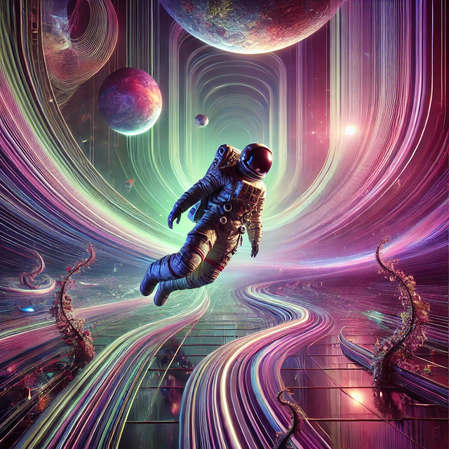 Free ai generated astronaut space illustration