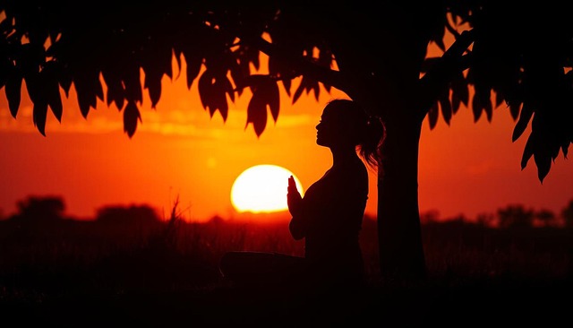 Free Woman Sunrise illustration and picture