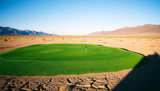 Free Desert Golf Course Green illustration and picture