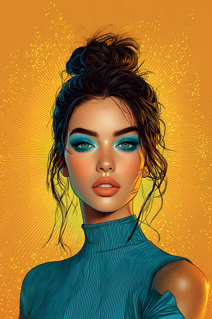Free ai generated woman model illustration