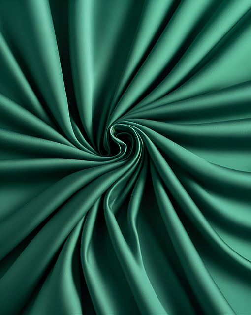 Free silk green fabric illustration