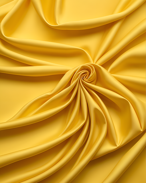Free silk yellow fabric illustration