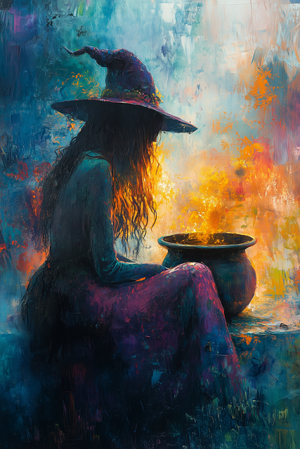 Free Witchcraft Witch illustration and picture
