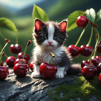 Free Ai Generated Cat illustration and picture