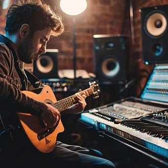 Free Man Guitar photo and picture