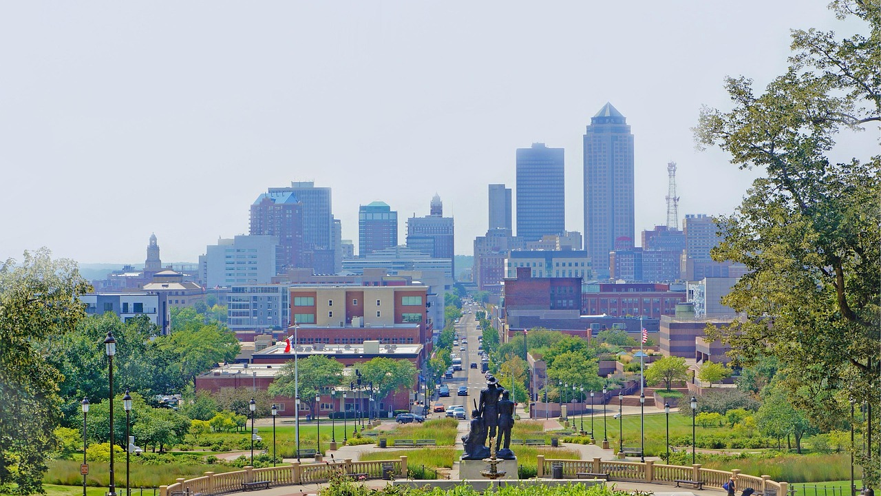 Iowa Stad Des Moines - Gratis foto på Pixabay