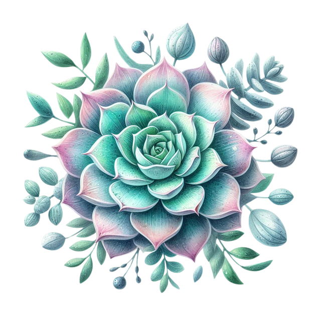 Free Ai Generated Succulent illustration and picture