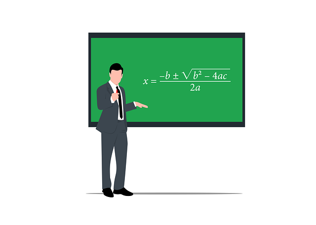 Free teacher mathematics education vector