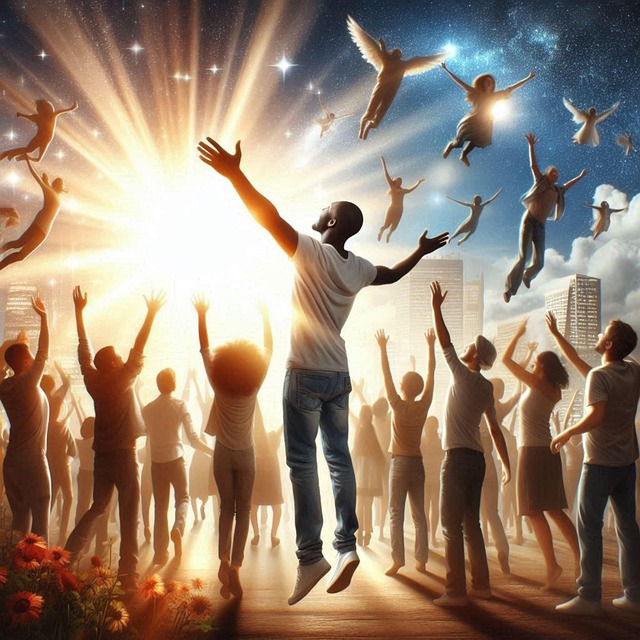 Free ai generated rapture apocalypse illustration