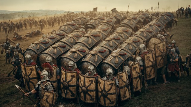 Free ai generated soldiers armor illustration