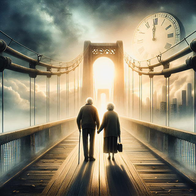 Free ai generated elderly time illustration