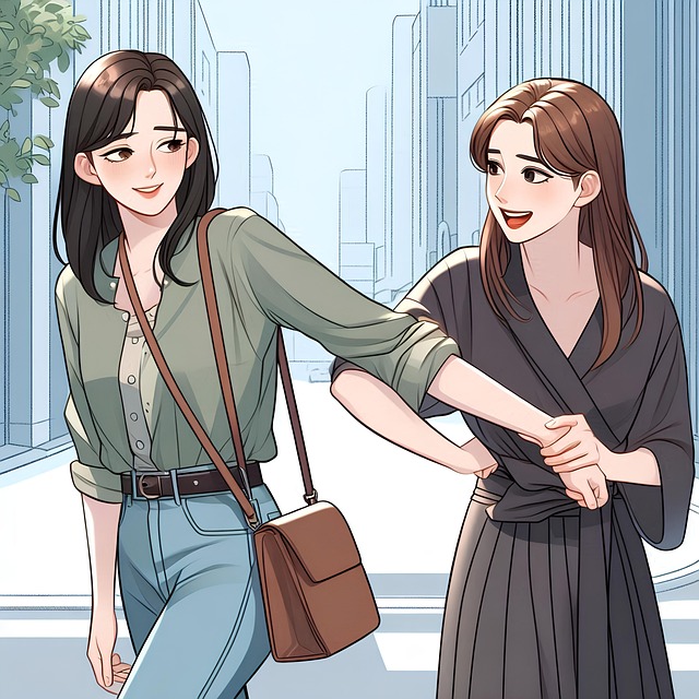 Free ai generated women friend illustration