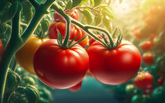 Free tomato food garden illustration
