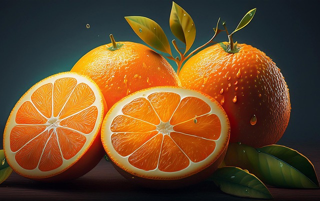 Free orange nature fruit illustration