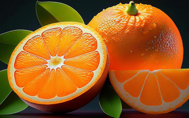Free orange nature fruit illustration