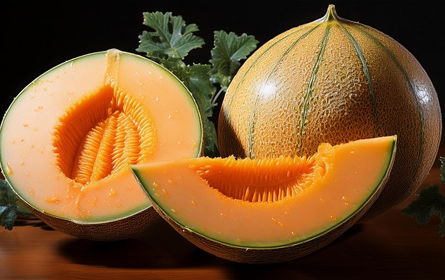 Download free HD stock image of Ai Generated Melon Free ai generated melon fruit illustration