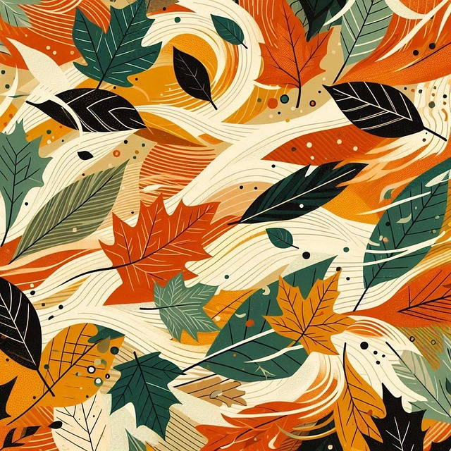 Free ai generated nature leaves illustration