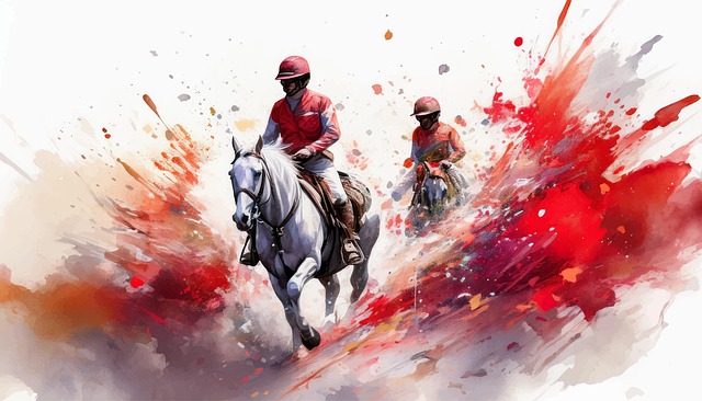 Free polo sport horse illustration